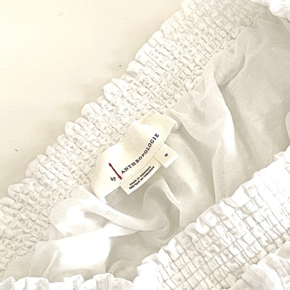 Anthropologie Colusa Smocked Strapless Tube Top - Picture 5 of 8